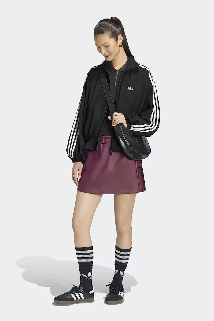 adidas Originals суичър с цип дамски Advanced Archive черен LG4075