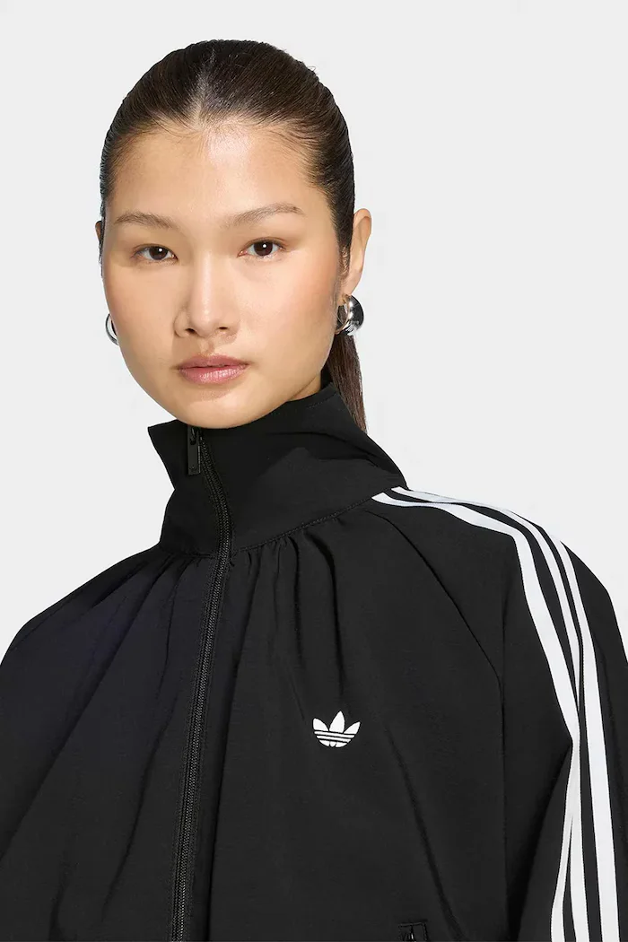 adidas Originals суичър с цип дамски Advanced Archive черен LG4075