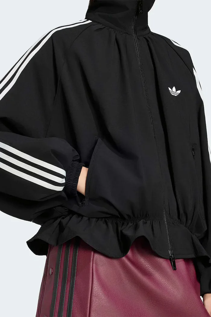 adidas Originals суичър с цип дамски Advanced Archive черен LG4075