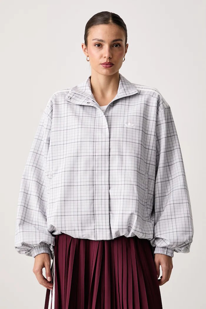adidas Originals суичър с цип дамски Advanced Archive сив LG3954