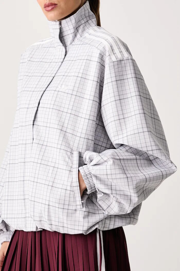 adidas Originals суичър с цип дамски Advanced Archive сив LG3954