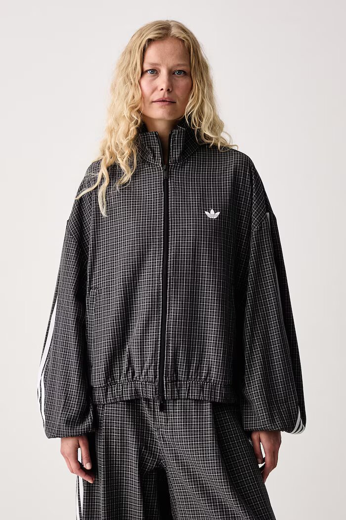 adidas Originals суичър с цип дамски черен LD5339