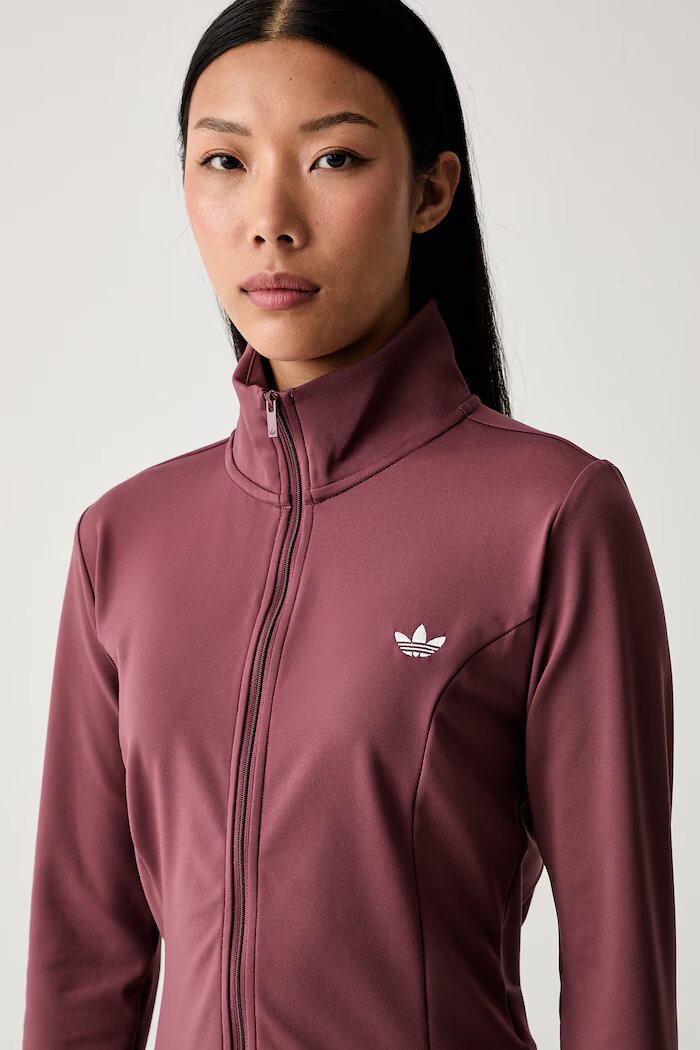 adidas Originals суичър с цип дамски Essentials червен KV9161
