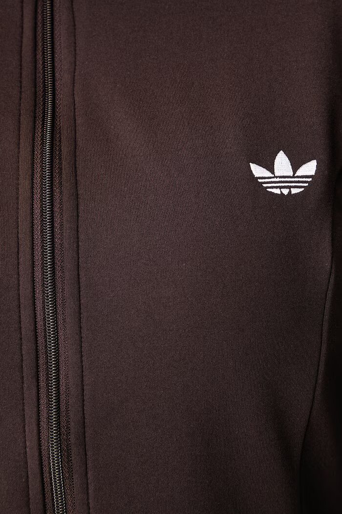 adidas Originals суичър с цип дамски Essentials кафяв KV9157