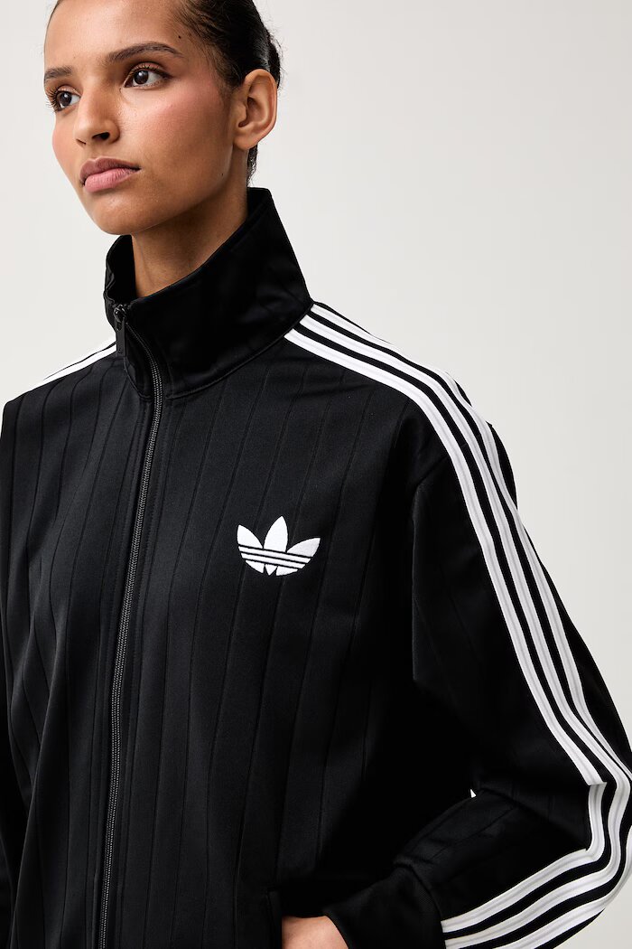 adidas Originals суичър с цип дамски Firebird черен KS6786