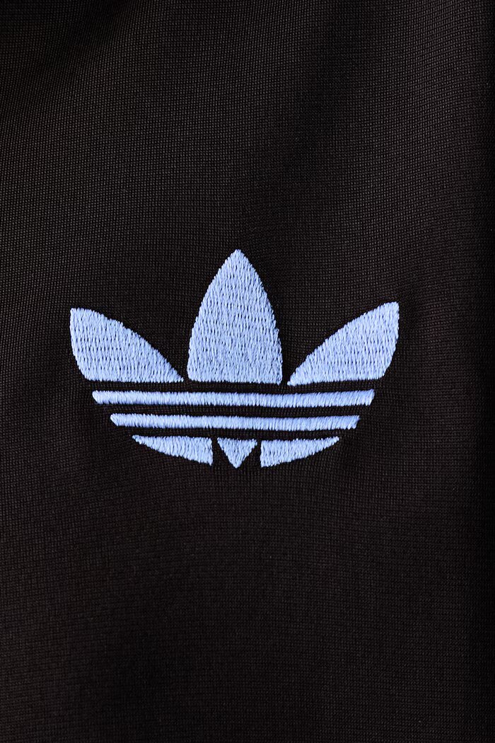 adidas Originals суичър с цип дамски Firebird кафяв KS4680