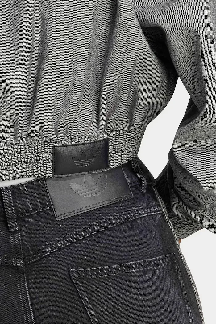 adidas Originals суичър с цип дамски с памук сив KS9215