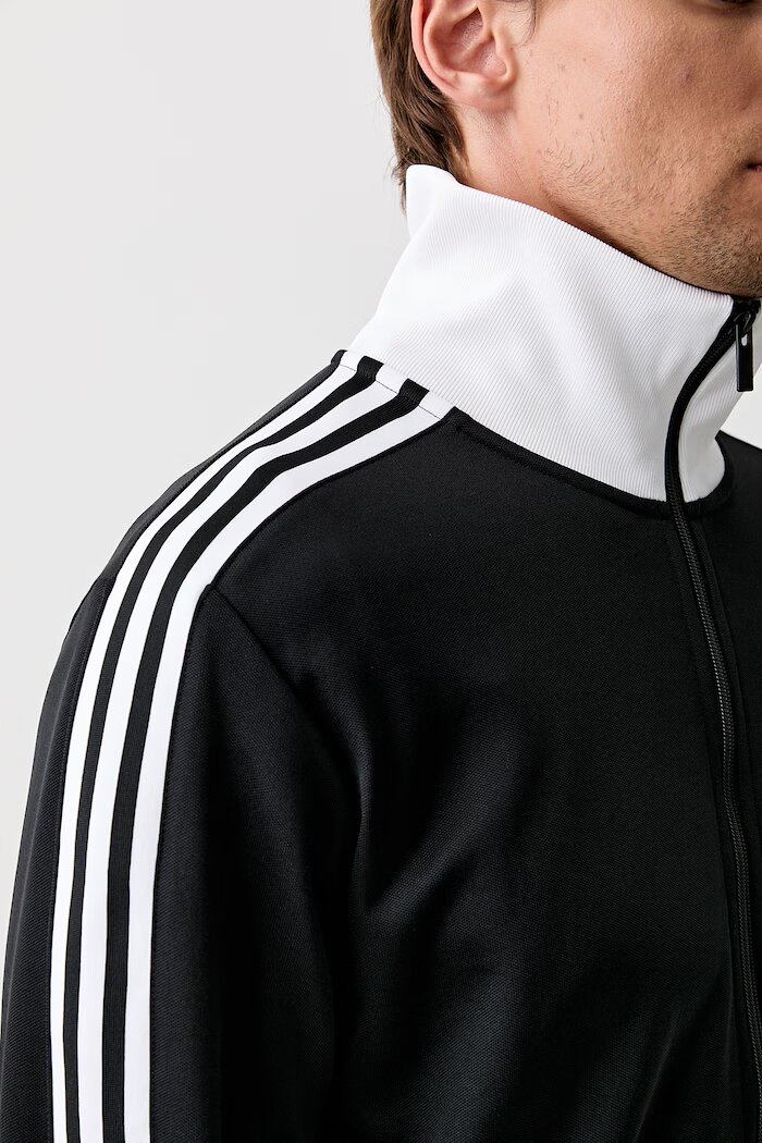 adidas Originals суичър с цип мъжки Beckenbauer черен KE3527