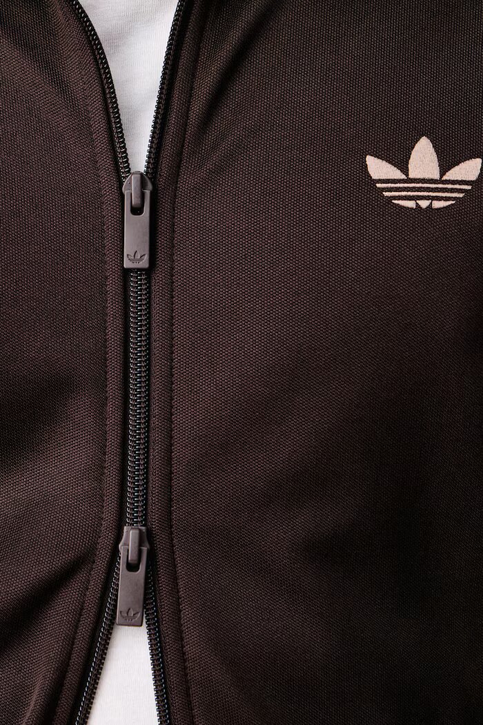adidas Originals суичър с цип мъжки Beckenbauer кафяв KT5042