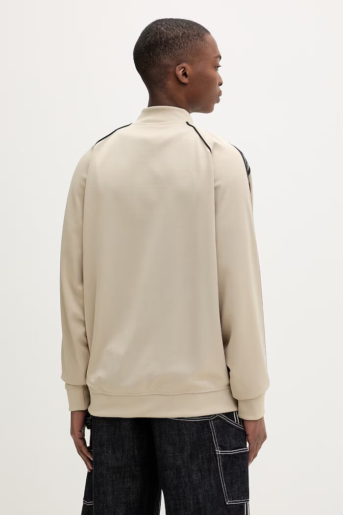 adidas Originals суичър с цип мъжки бежов KC8524