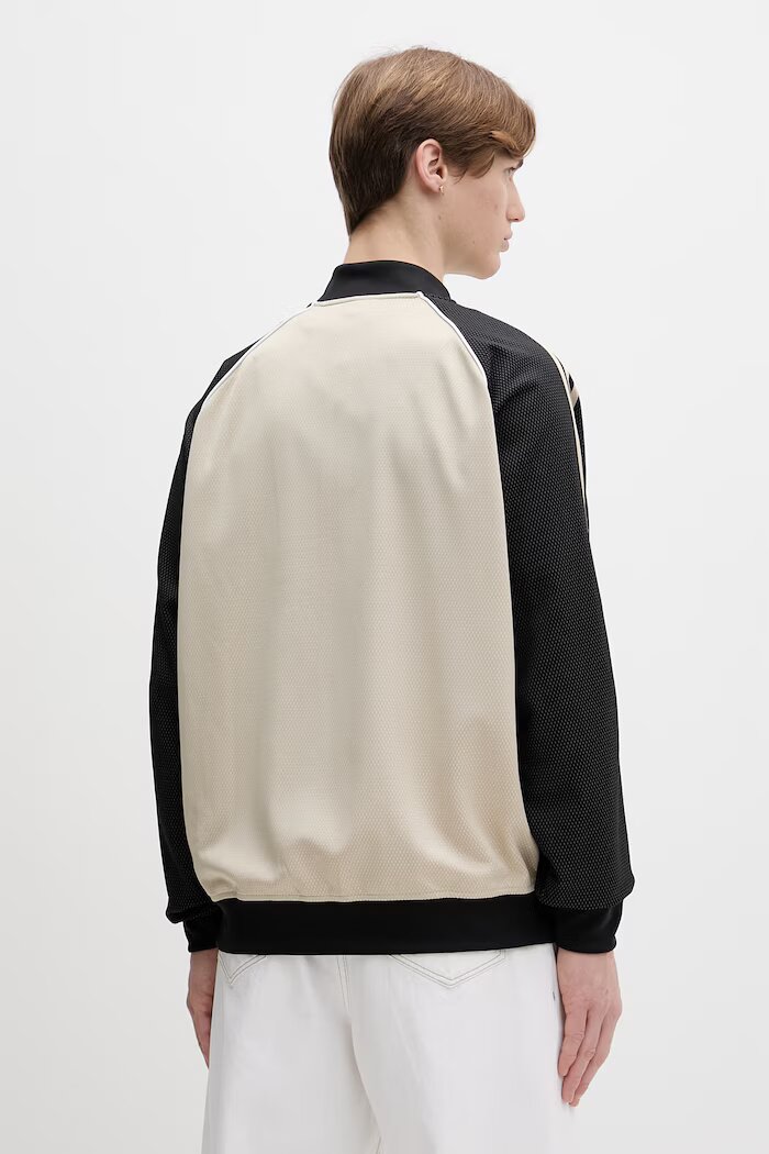 adidas Originals суичър с цип мъжки бежов KE0114