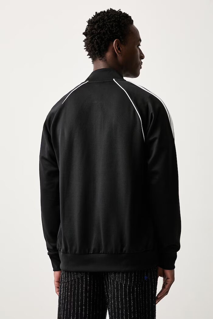 adidas Originals суичър с цип мъжки черен KE3512