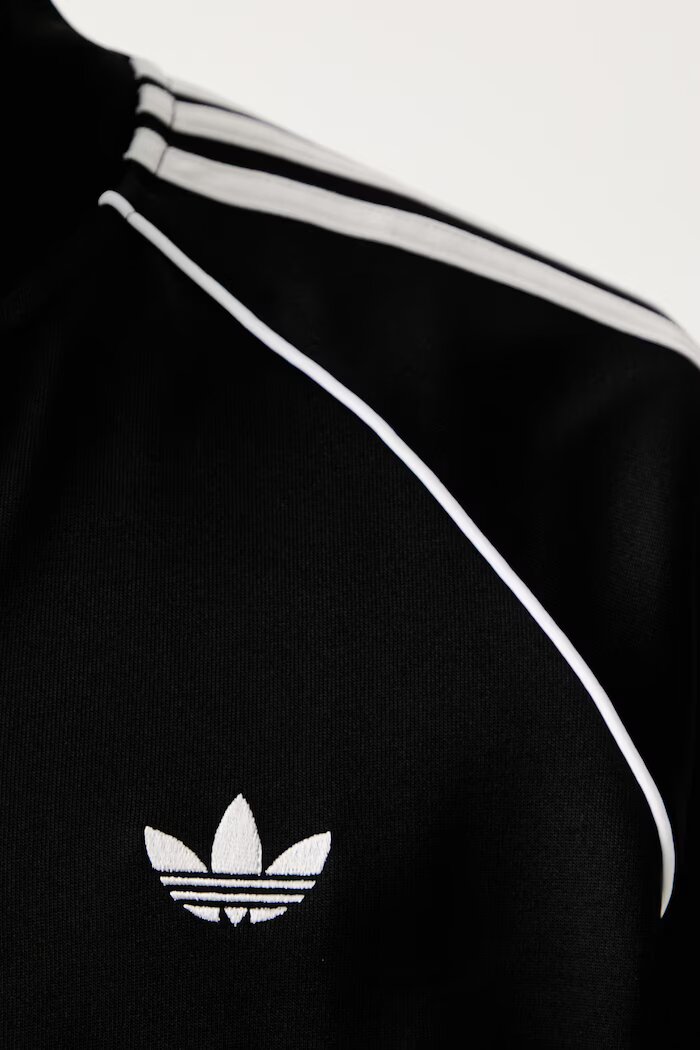 adidas Originals суичър с цип мъжки черен KE3512
