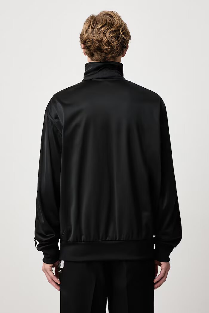 adidas Originals суичър с цип мъжки Firebird черен KD8312