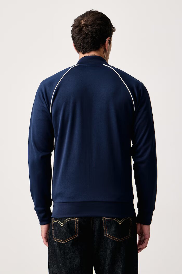 adidas Originals суичър с цип мъжки син KE3511