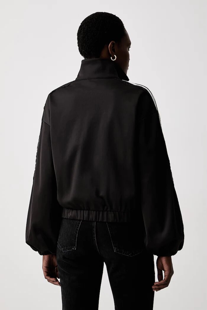 adidas Originals суичър с цип с памук Lace Injection кафяв LG4278