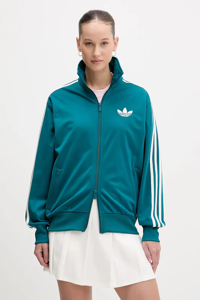 adidas Originals Суичър в тюркоазено с апликация KG3718