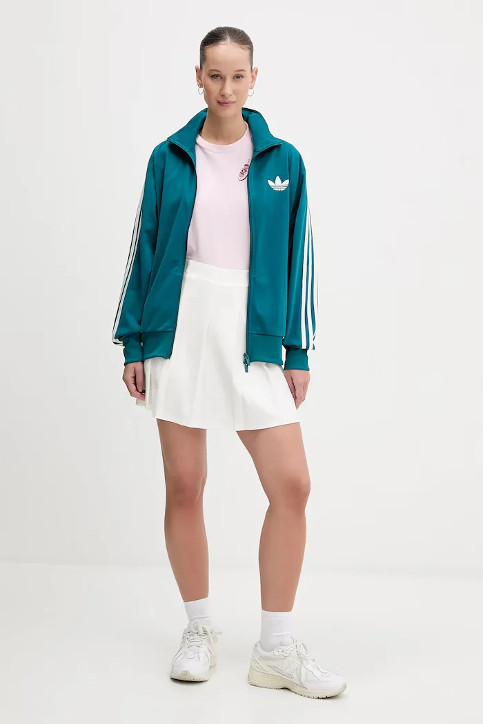 adidas Originals Суичър в тюркоазено с апликация KG3718