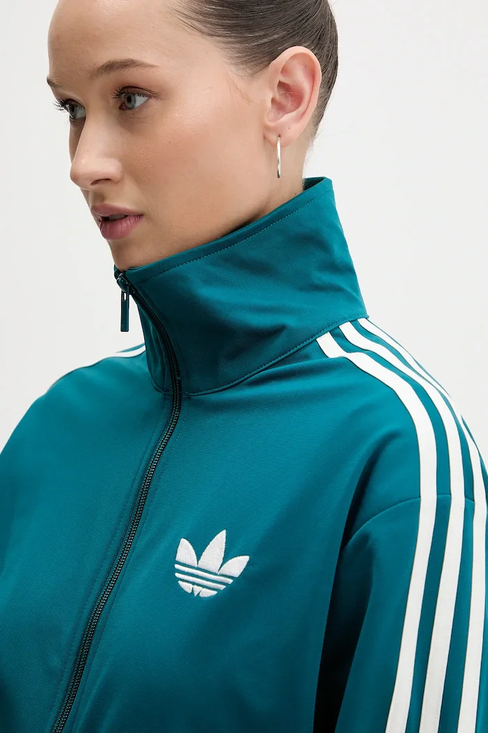 adidas Originals Суичър в тюркоазено с апликация KG3718
