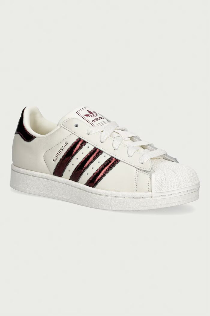 adidas Originals Superstar II маратонки дамски от кожа бежови KJ4692