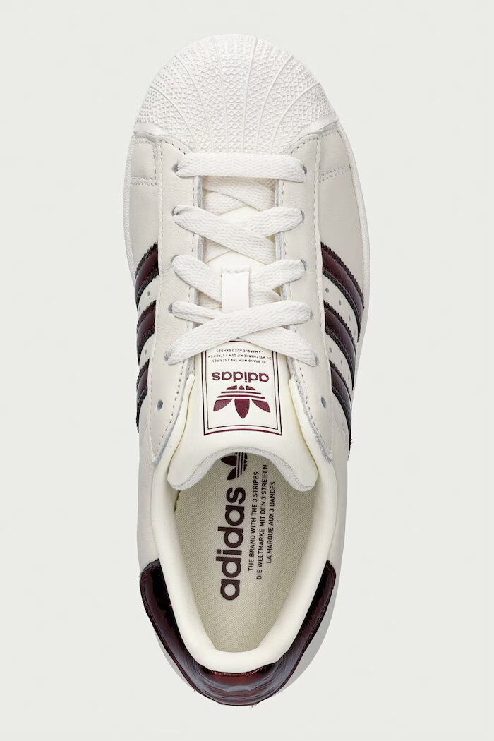 adidas Originals Superstar II маратонки дамски от кожа бежови KJ4692