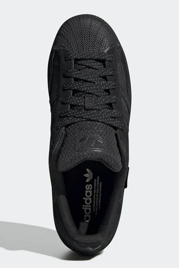 adidas Originals Superstar II маратонки дамски от кожа черни KJ5806