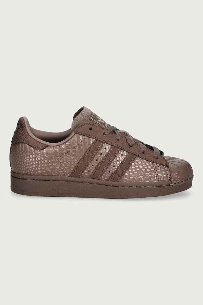 adidas Originals Superstar II маратонки дамски от кожа кафяви KJ4694