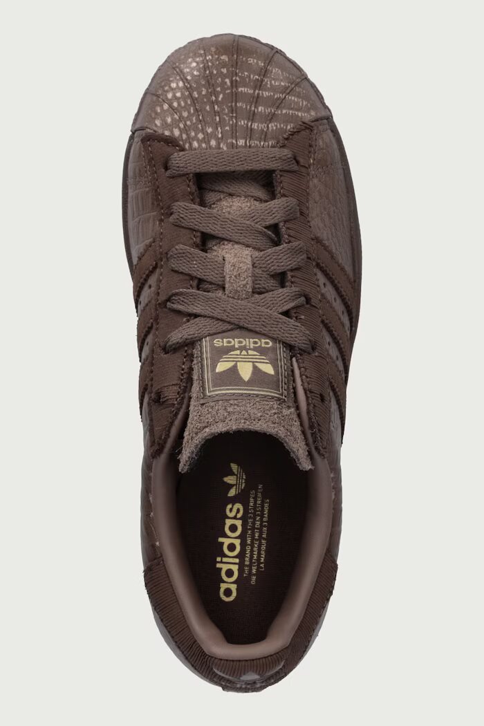 adidas Originals Superstar II маратонки дамски от кожа кафяви KJ4694