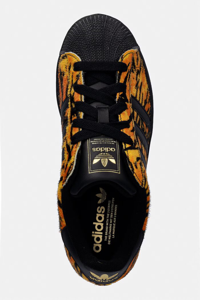 adidas Originals Superstar II маратонки дамски от кожа жълти IH1633
