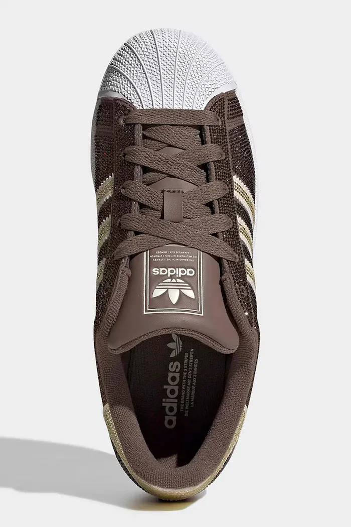adidas Originals Superstar II маратонки дамски от велур кафяви KK0926