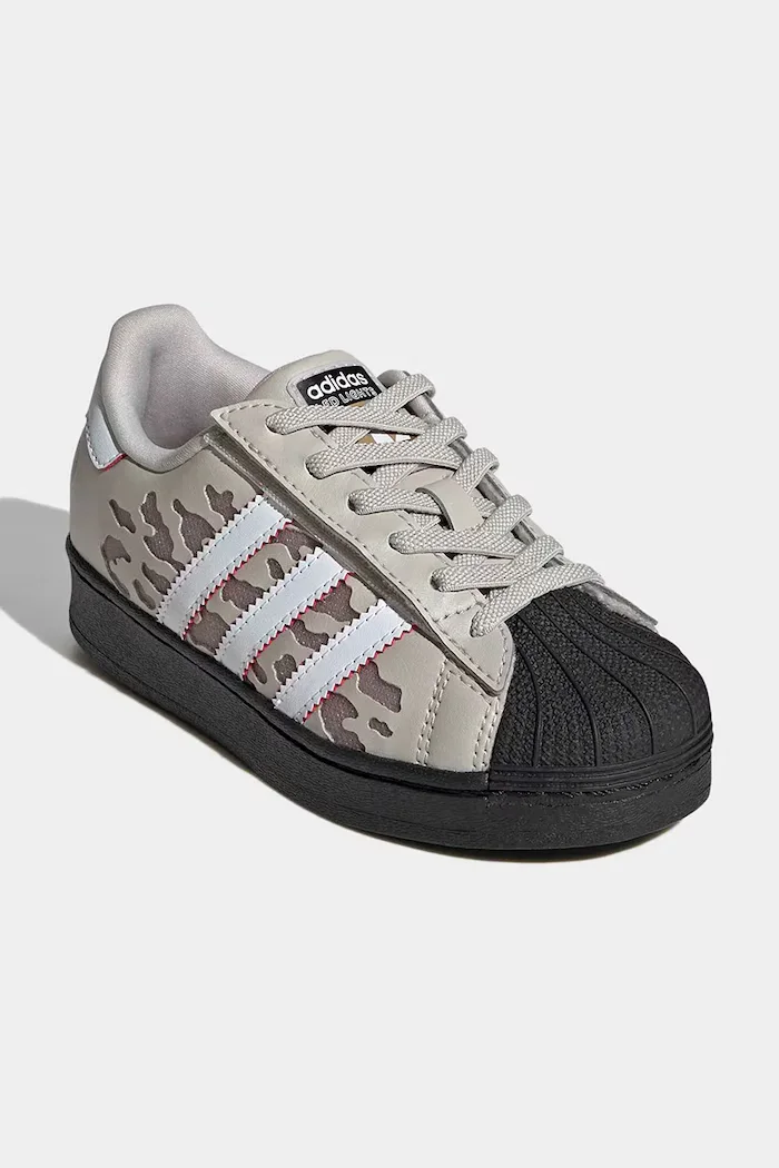 adidas Originals SUPERSTAR LED LIGHTS маратонки за деца бежови KJ2230