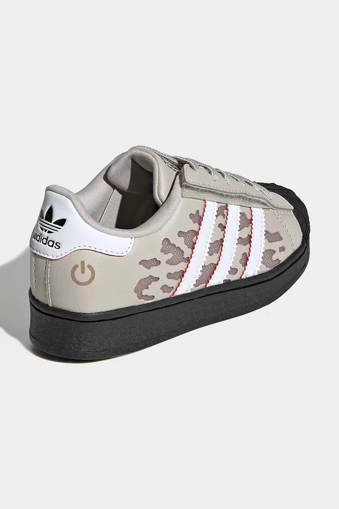 adidas Originals SUPERSTAR LED LIGHTS маратонки за деца бежови KJ2230