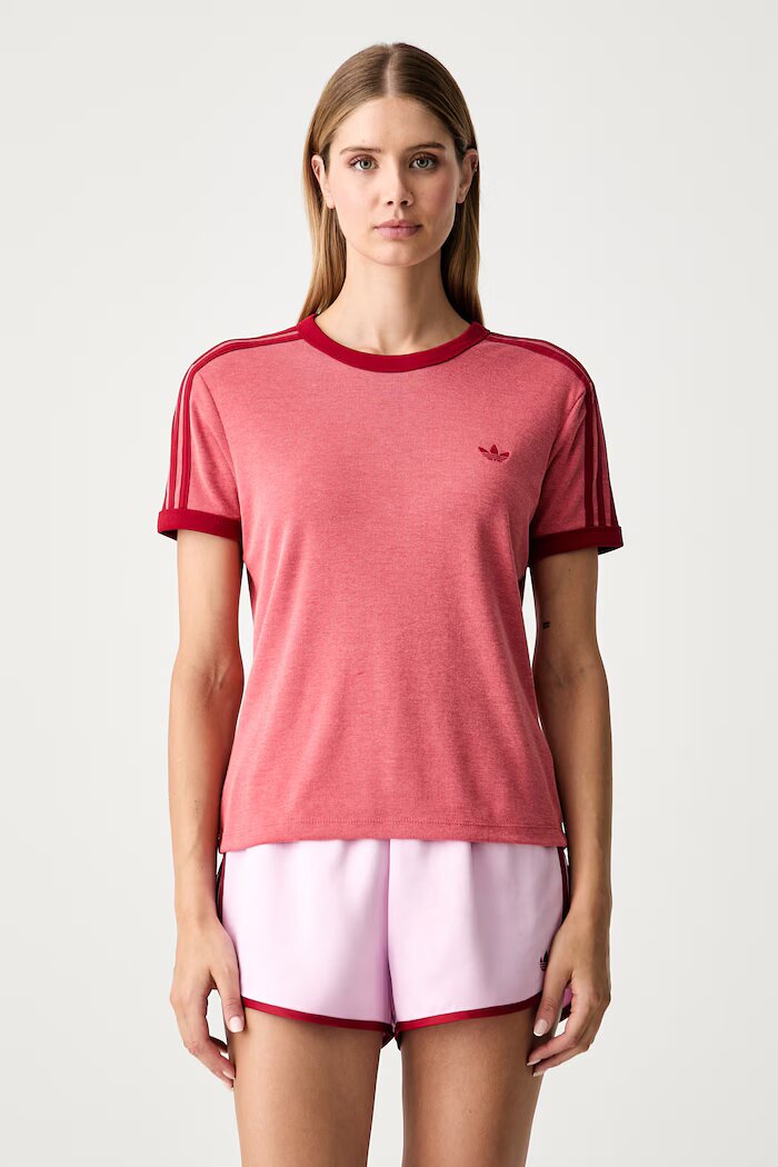 adidas Originals тениска basic дамска с памук Heather червена KS9989