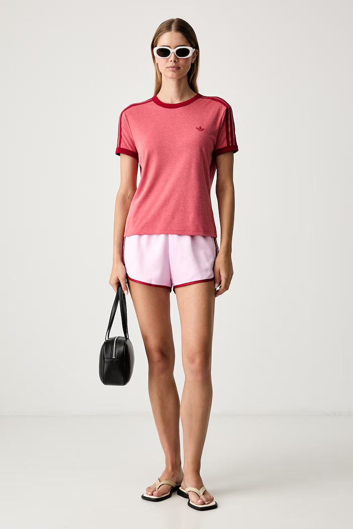 adidas Originals тениска basic дамска с памук Heather червена KS9989