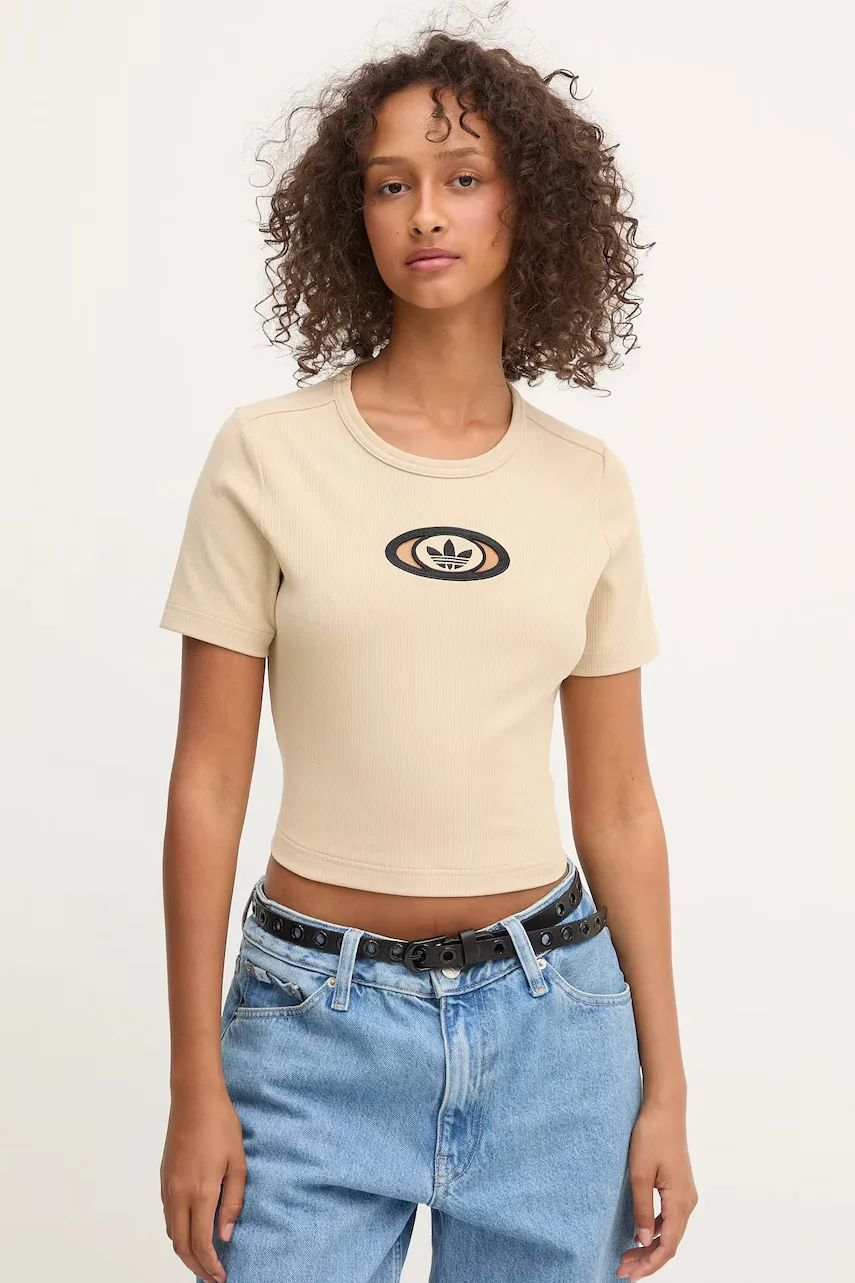 adidas Originals Тениска Cut Out Rib Tee