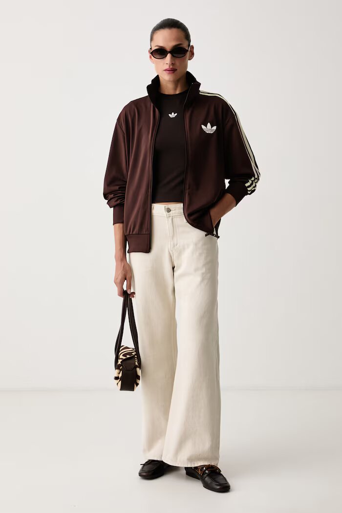 adidas Originals тениска дамска Essentials кафява KV9142