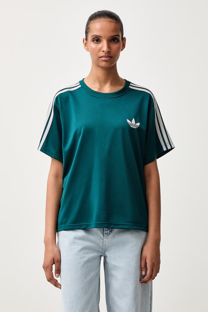 adidas Originals тениска дамска Firebird тюркоазена KS4800