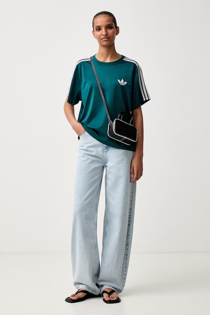 adidas Originals тениска дамска Firebird тюркоазена KS4800