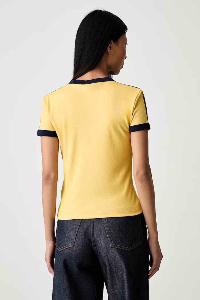 adidas Originals тениска дамска Heather жълта KS9990