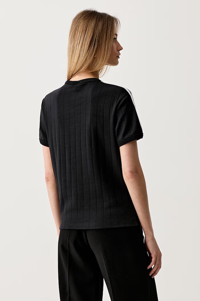 adidas Originals тениска дамска от памук черна KS6784