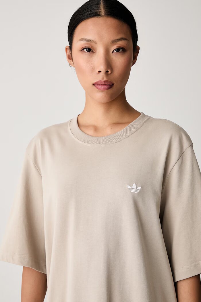 adidas Originals тениска дамска от памук Essentials бежова KQ6721