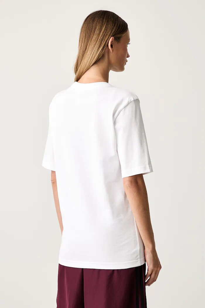 adidas Originals тениска дамска от памук Essentials бяла KQ6722
