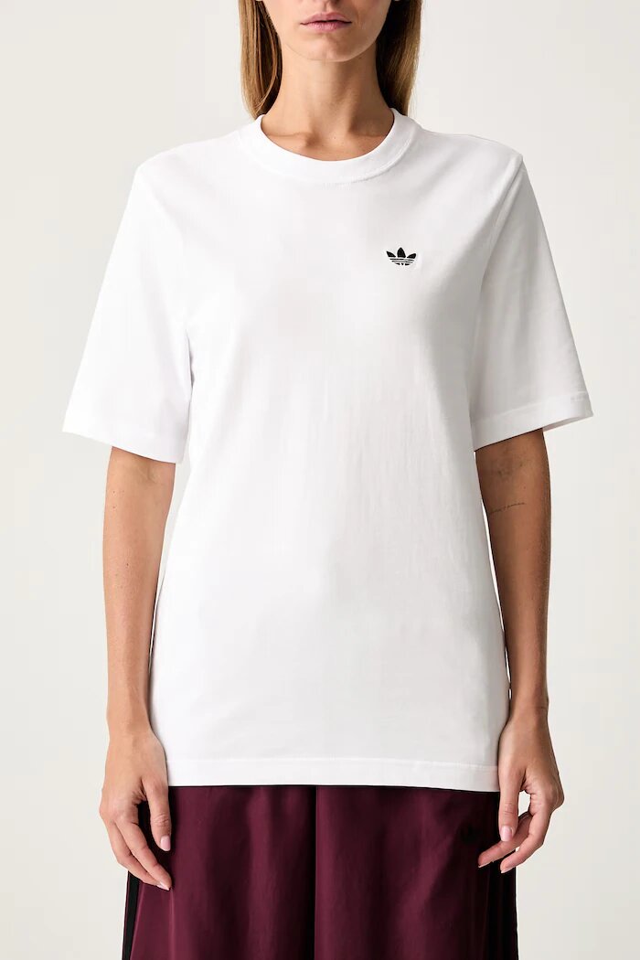 adidas Originals тениска дамска от памук Essentials бяла KQ6722