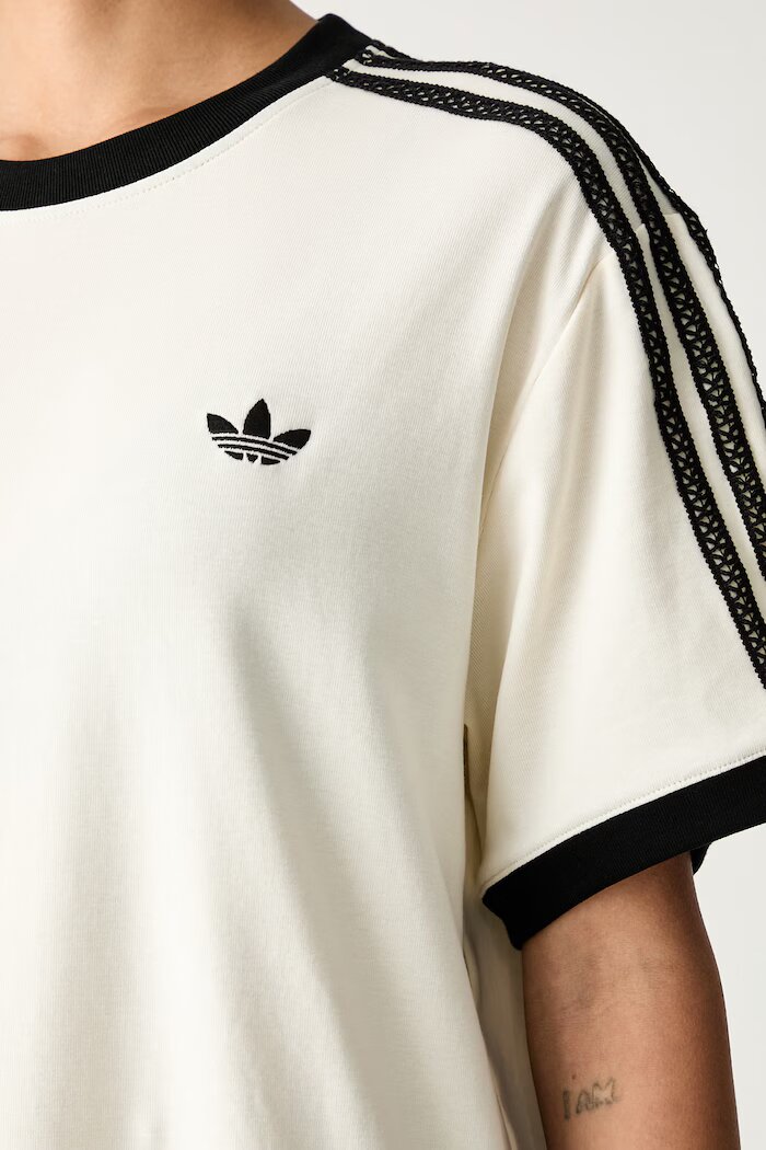adidas Originals тениска дамска от памук с еластан бежова KX1881