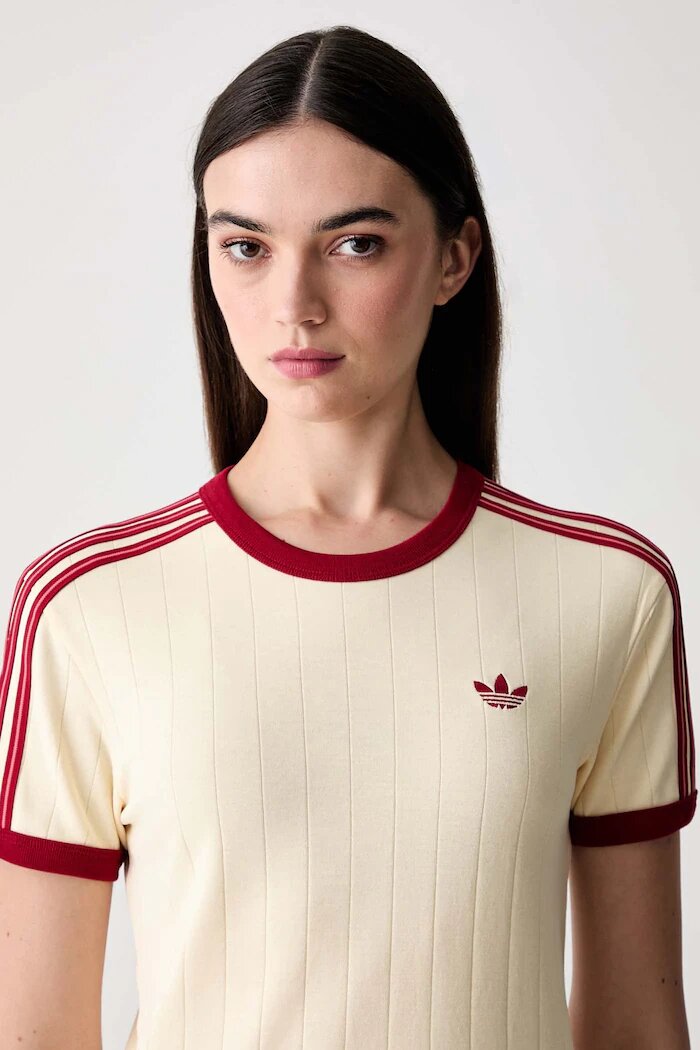 adidas Originals тениска дамска от памук жълта KS9994
