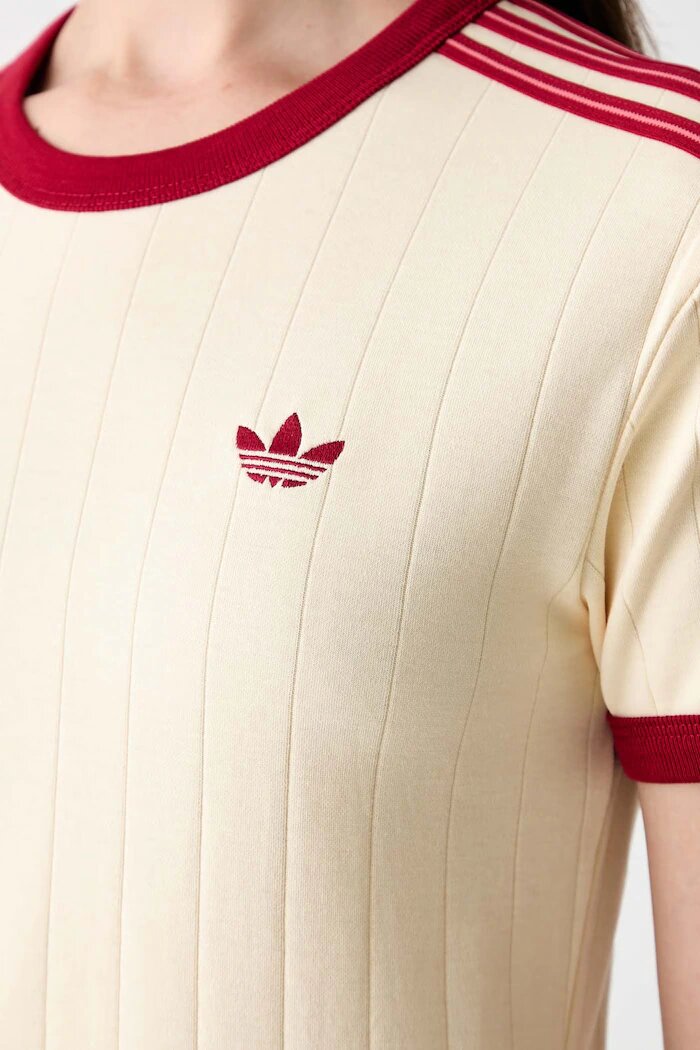 adidas Originals тениска дамска от памук жълта KS9994
