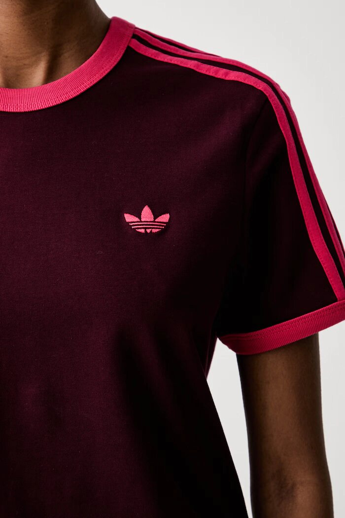 adidas Originals тениска дамска с памук бордо KW0237