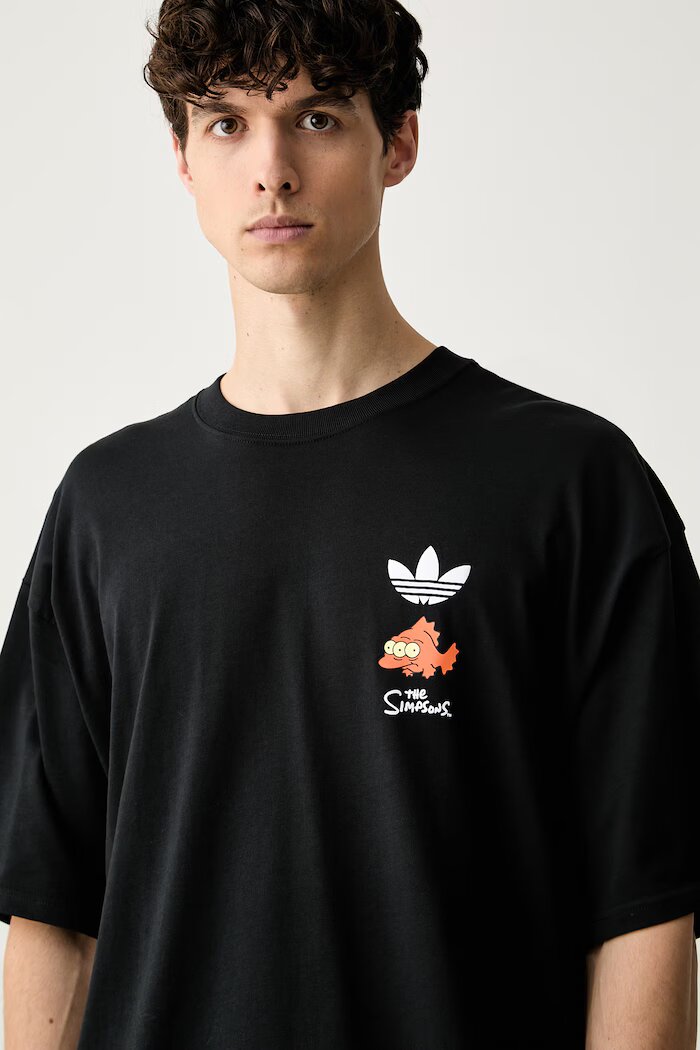 adidas Originals тениска мъжка от памук Blinky черна LG5063