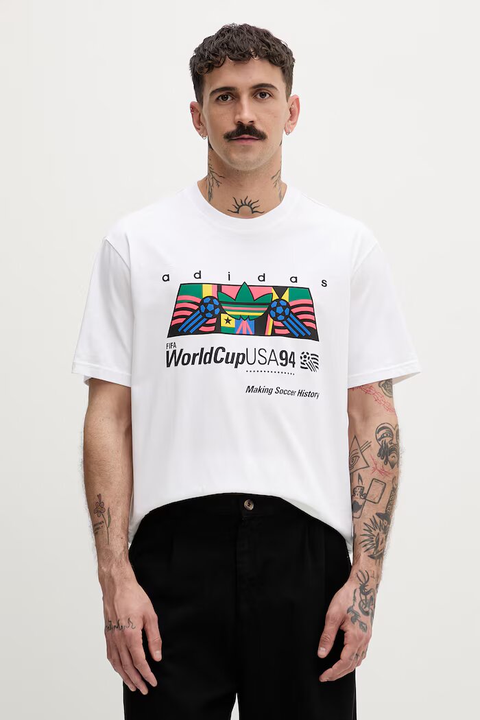 adidas Originals тениска мъжка от памук бяла KD3817