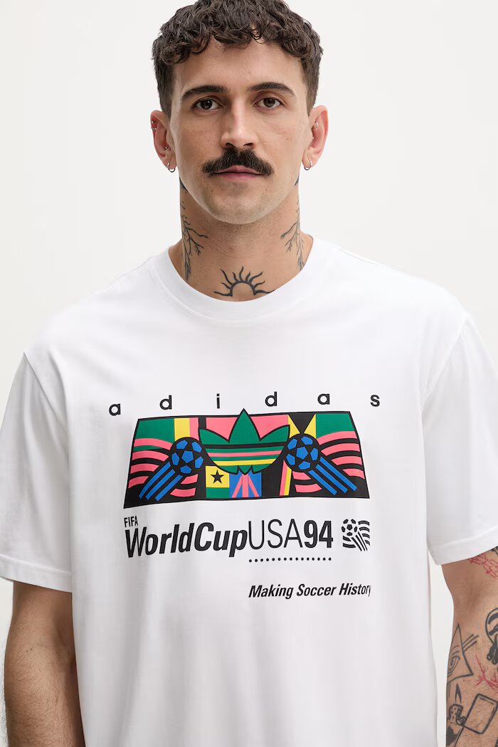 adidas Originals тениска мъжка от памук бяла KD3817